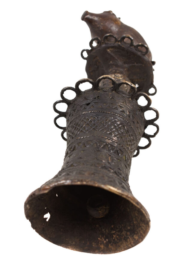 Messenger bell - Bronze - Benin