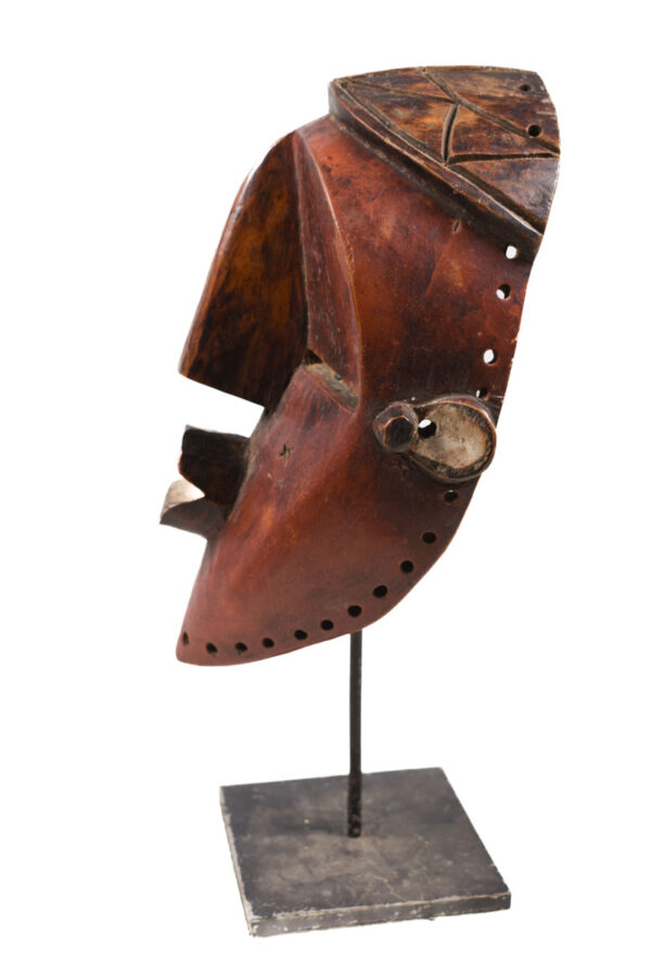 Initiation mask - Wood - Lwalwa - Congo