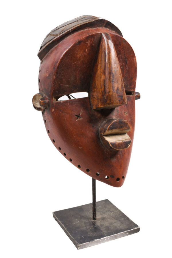 Initiation mask - Wood - Lwalwa - Congo
