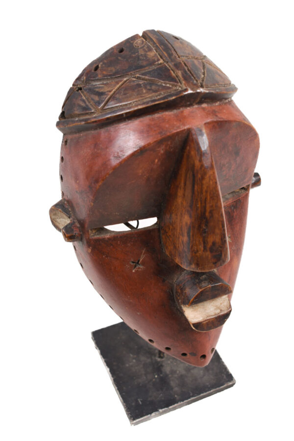 Initiation mask - Wood - Lwalwa - Congo