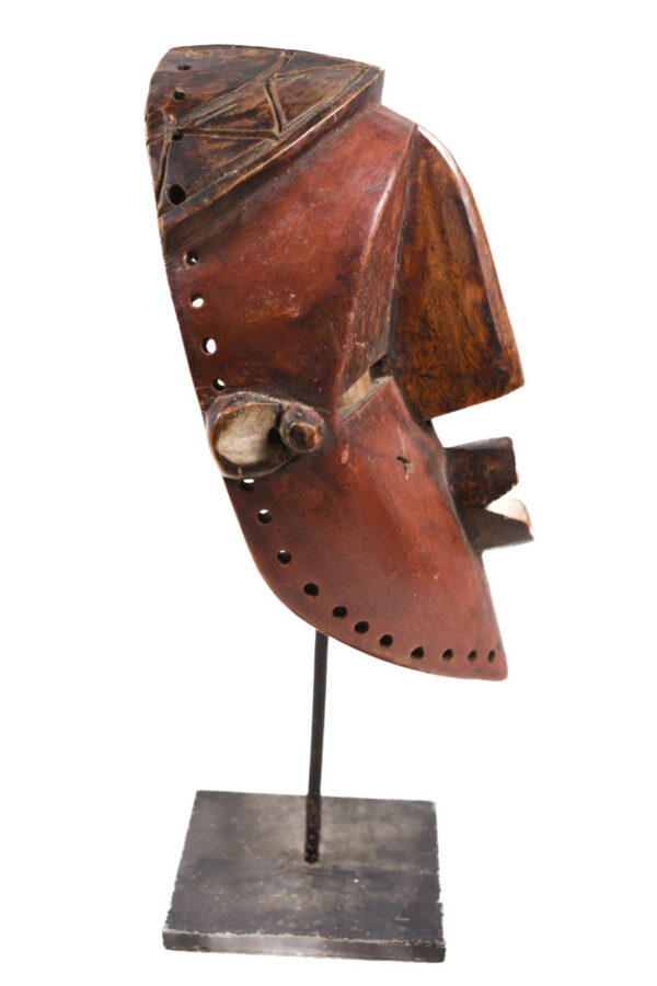 Initiation mask - Wood - Lwalwa - Congo