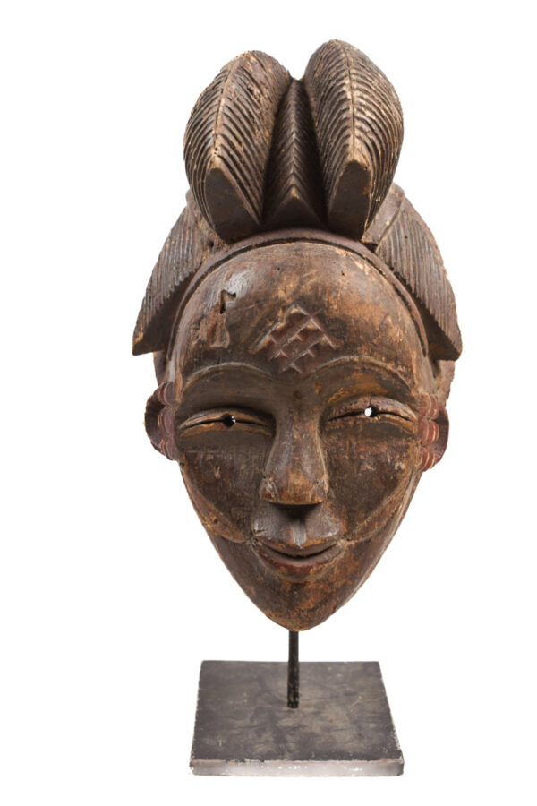 Initiation mask - Wood - Punu - Gabon