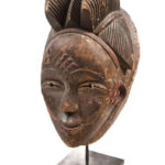Initiation mask - Wood - Punu - Gabon