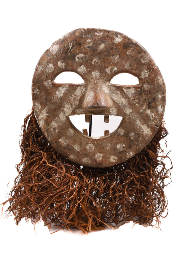 Ndaaka Mask - Wood, Raphia - Ituri- DR Congo