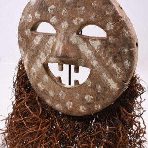 Ndaaka Mask - Wood, Raphia - Ituri- DR Congo