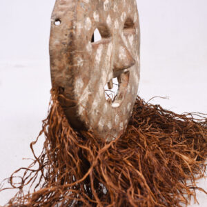 Ndaaka Mask - Wood, Raphia - Ituri- DR Congo