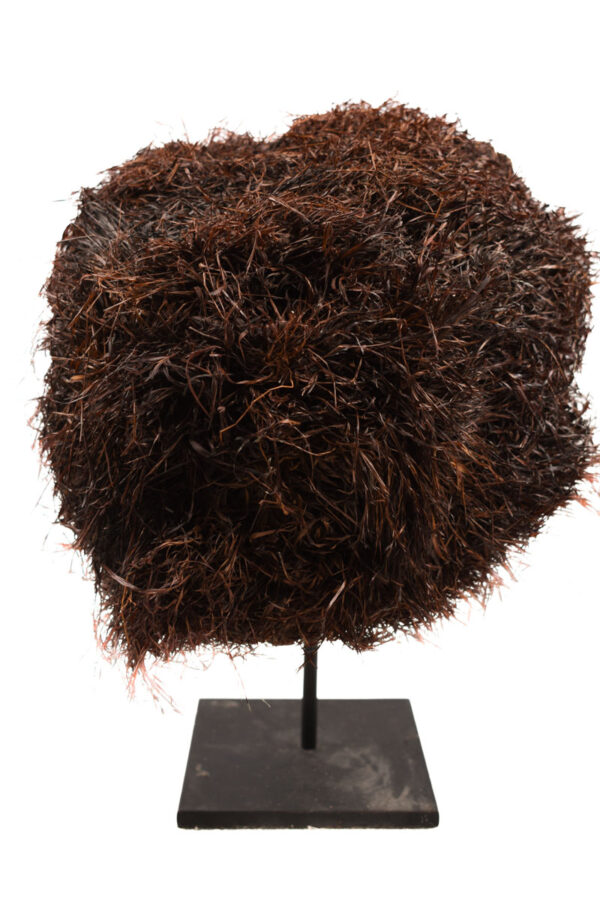 Lele Mask - Wood, Plant fibre - KUBA - Congo