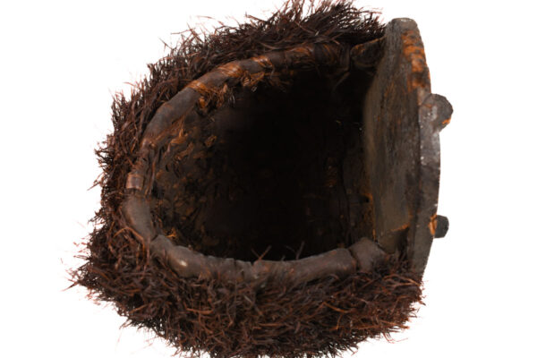 Lele Mask - Wood, Plant fibre - KUBA - Congo