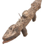 Nkisi Kozo - Glass, Nail, Wood - Bakongo - Congo