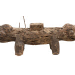 Nkisi Kozo - Glass, Nail, Wood - Bakongo - Congo