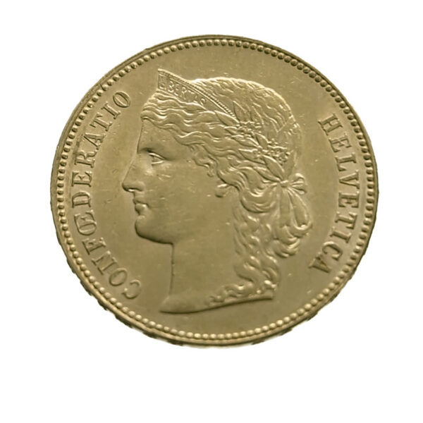 Switzerland 20 Francs 1896 Helvetica