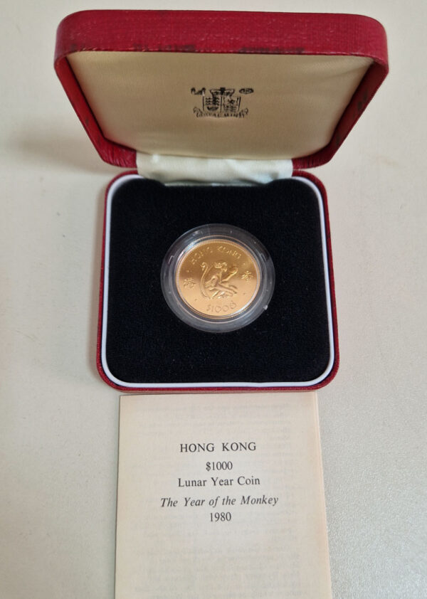 Hong Kong 1000 Dollars 1980 Monkey - Elizabeth II