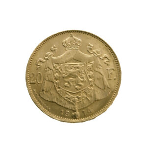 Belgium 20 Francs 1914 (A-version) Albert I