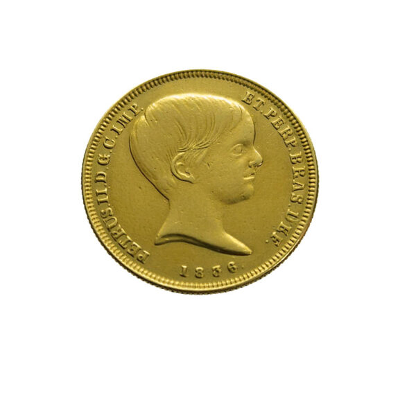 Brazil 10000 Reis 1836 Pedro II