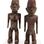 Ancestor couple - Wood - Lobi - Burkina Faso