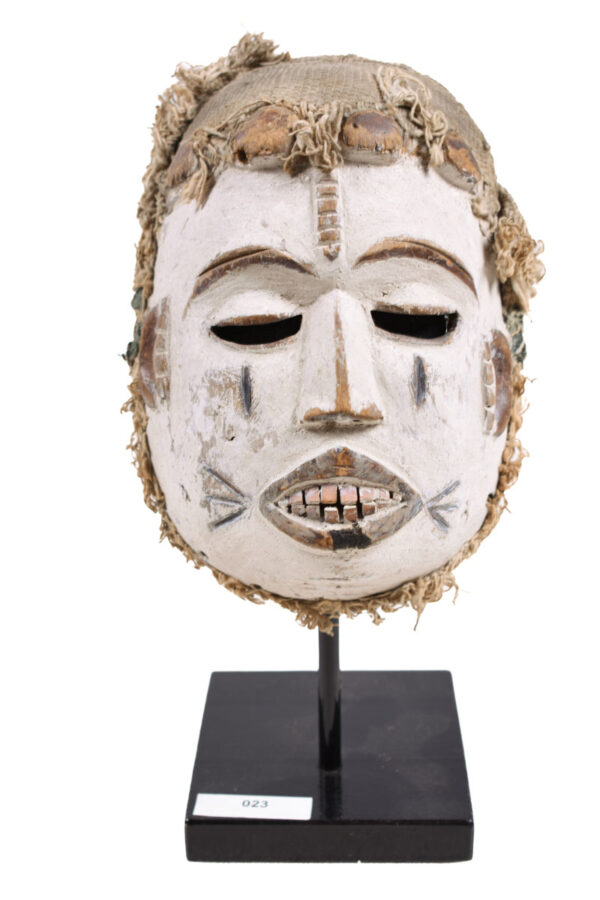 Mask - Wood - Idoma - Nigeria - Schädler certificate