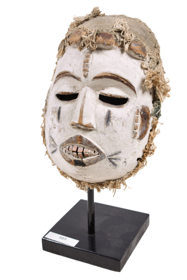 Mask - Wood - Idoma - Nigeria - Schädler certificate