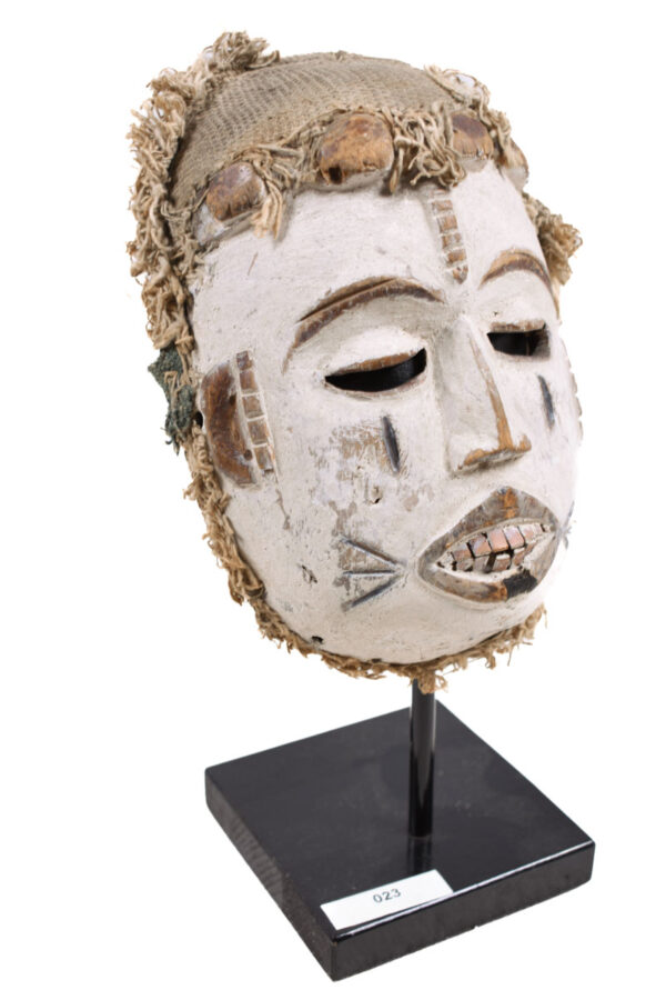 Mask - Wood - Idoma - Nigeria - Schädler certificate