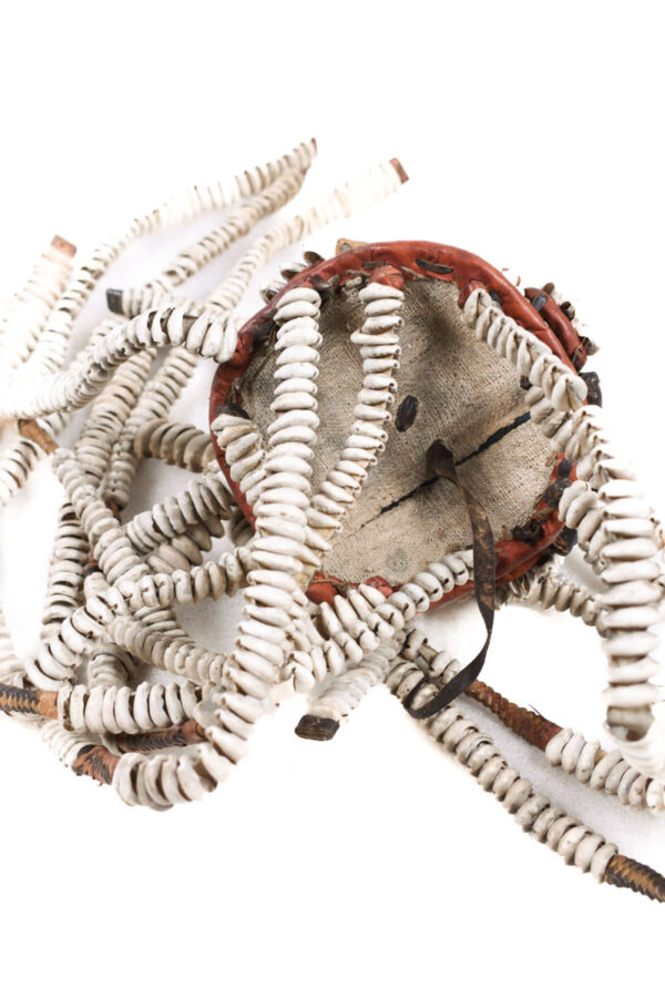 Crown - Shells, Fibre, Leather - Adé Bayánni - Yoruba - Nigeria