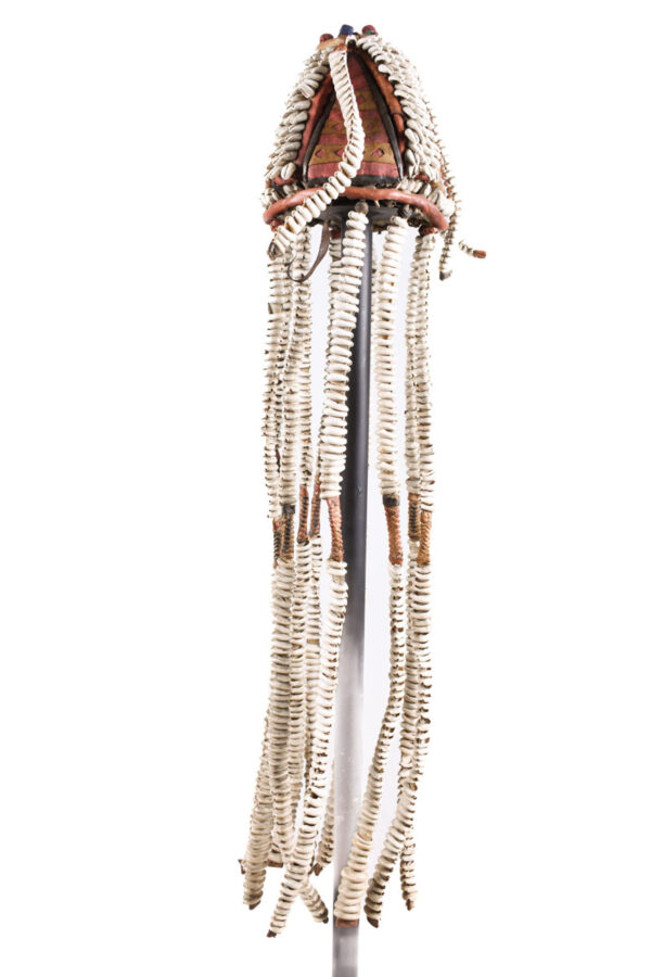 Crown - Shells, Fibre, Leather - Adé Bayánni - Yoruba - Nigeria
