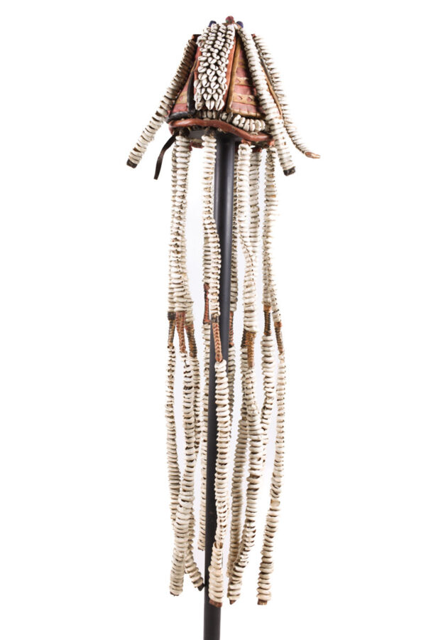 Crown - Shells, Fibre, Leather - Adé Bayánni - Yoruba - Nigeria