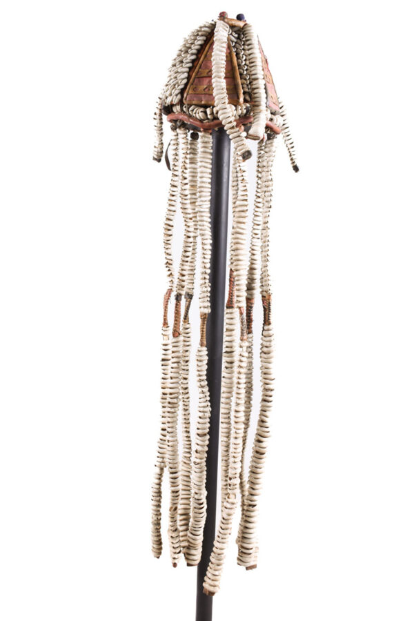 Crown - Shells, Fibre, Leather - Adé Bayánni - Yoruba - Nigeria