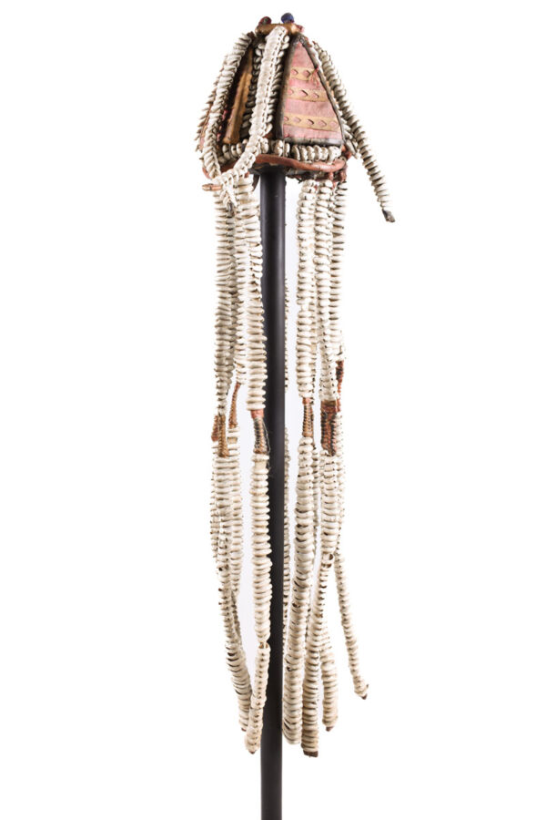 Crown - Shells, Fibre, Leather - Adé Bayánni - Yoruba - Nigeria