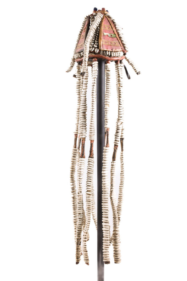 Crown - Shells, Fibre, Leather - Adé Bayánni - Yoruba - Nigeria