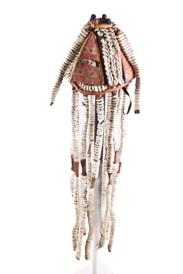 Crown - Shells, Fibre, Leather - Adé Bayánni - Yoruba - Nigeria