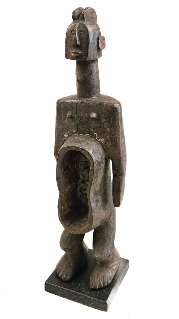 Anthropomorphic cup - Wood - Koro - Nigeria