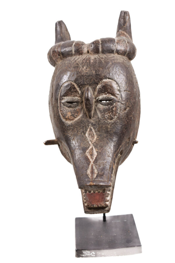 Buffalo mask - Wood - Guro Zamble - Ivory Coast