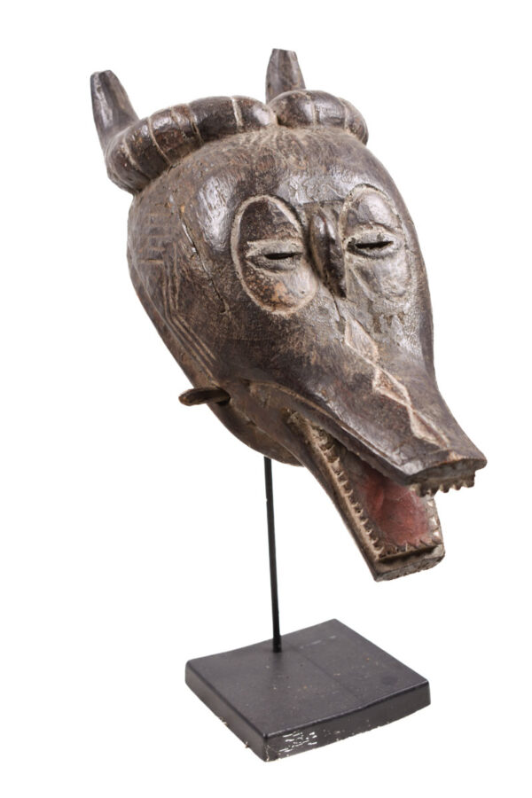 Buffalo mask - Wood - Guro Zamble - Ivory Coast