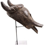 Buffalo mask - Wood - Guro Zamble - Ivory Coast