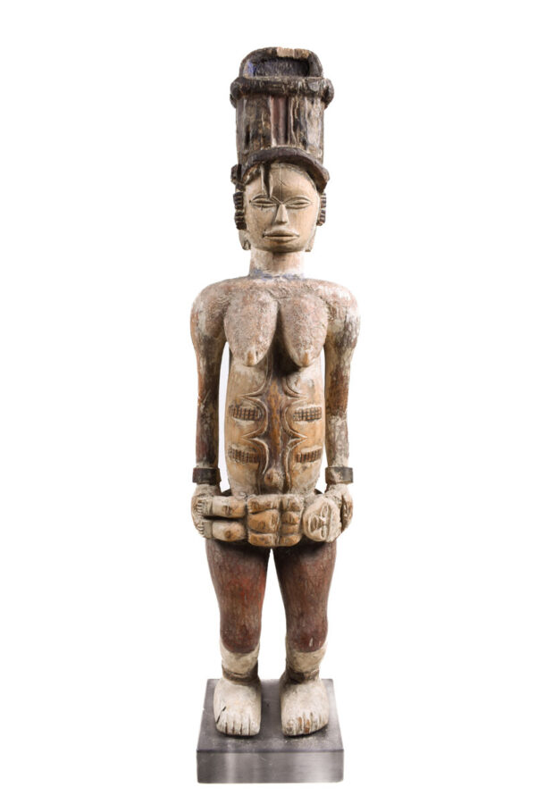 Ancestor Figure - Wood - Urhubo - Nigeria