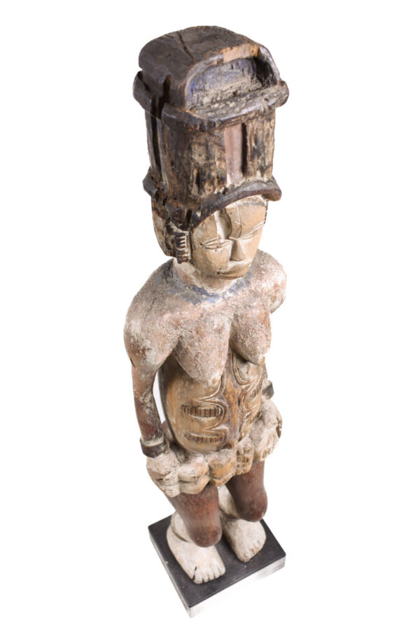 Ancestor Figure - Wood - Urhubo - Nigeria