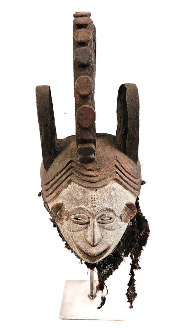 Mask - Wood - Agbogho Mmwo - Igbo / Ibo - Nigeria