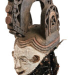 Mask - Wood - Agbogho Mmwo - Igbo / Ibo - Nigeria