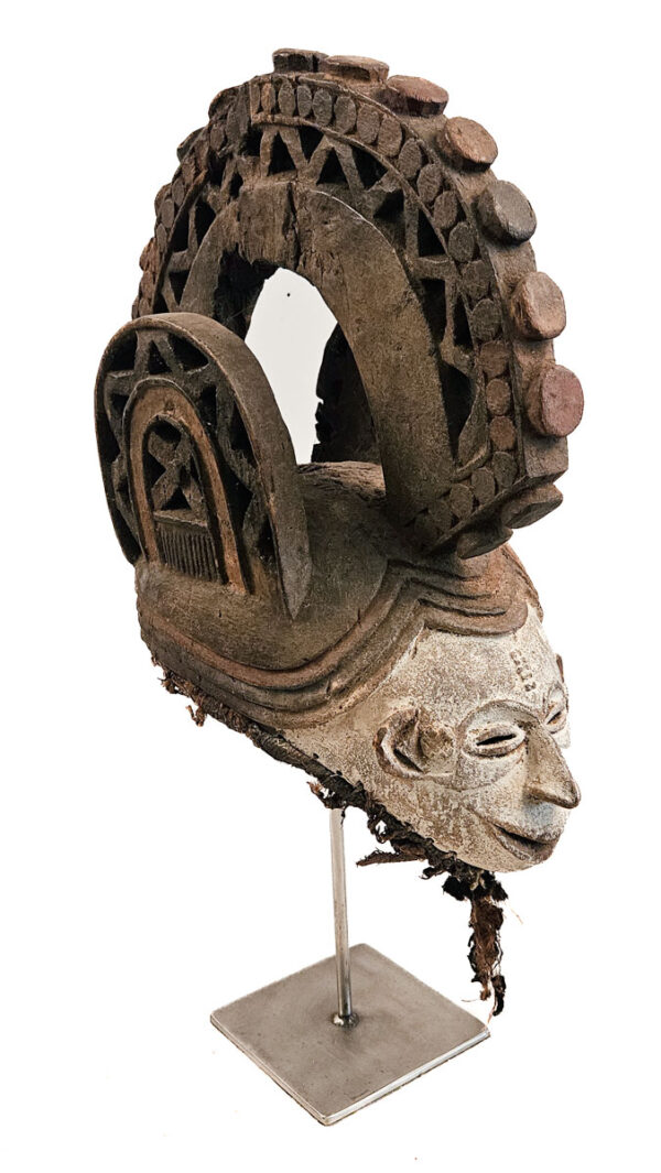 Mask - Wood - Agbogho Mmwo - Igbo / Ibo - Nigeria