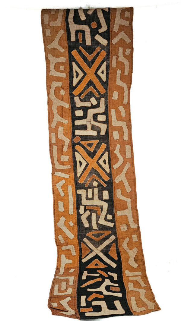 Textile - Cloth - Shoowa-Kuba - DR Congo 260 cm