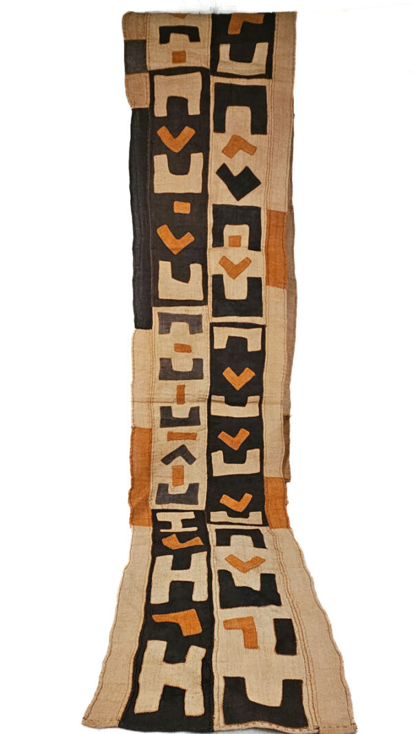Textile - Cloth - Shoowa-Kuba - DR Congo 480 cm
