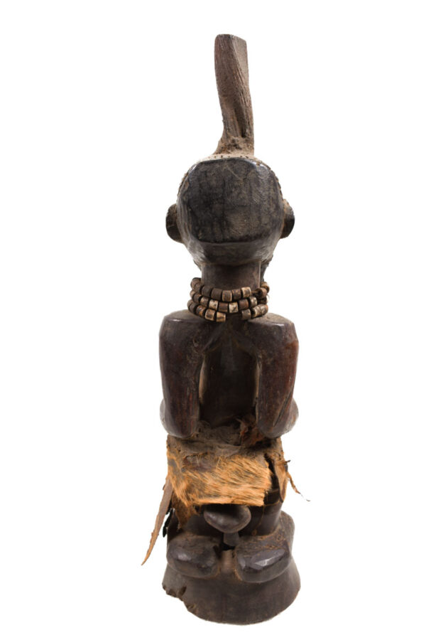 Power Figure - Wood, Horn, Metal - Songye - Congo