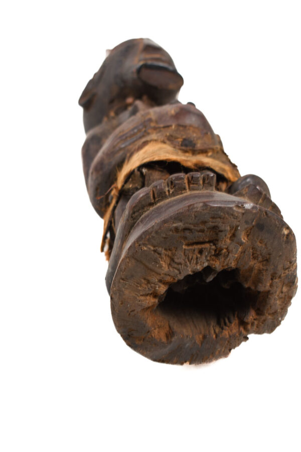 Power Figure - Wood, Horn, Metal - Songye - Congo