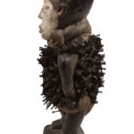 Nkisi Figure - Nail, Wood, Glass - Yombe - Congo