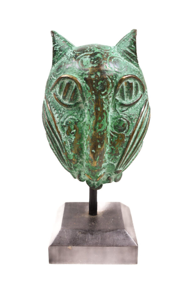 Leopard Head - Bronze - Benin