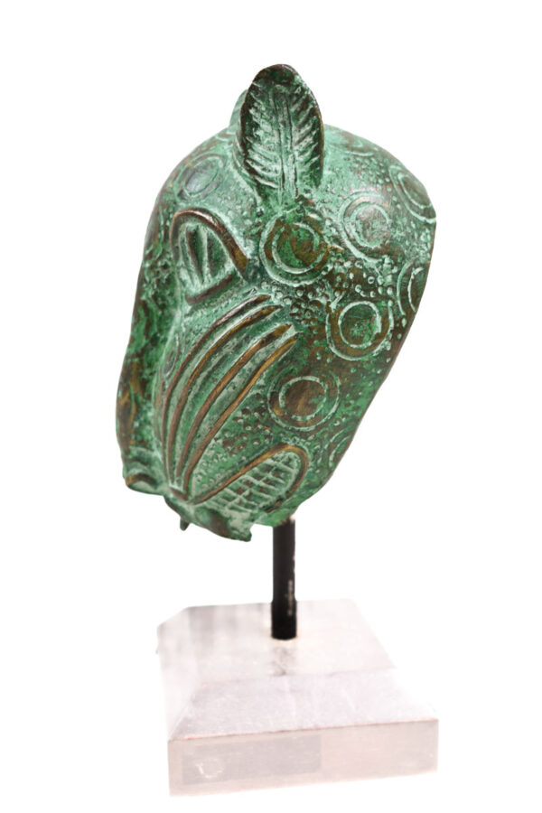 Leopard Head - Bronze - Benin