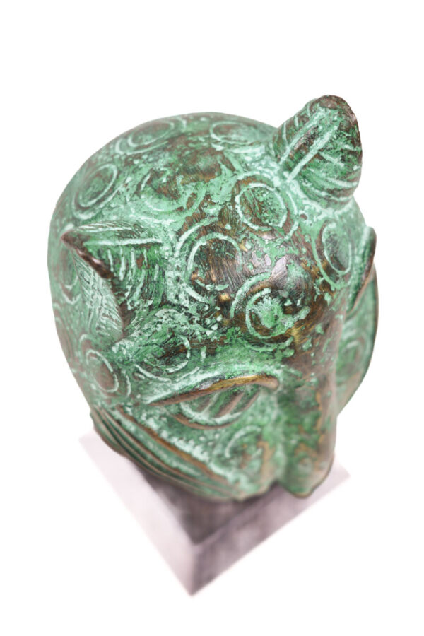 Leopard Head - Bronze - Benin