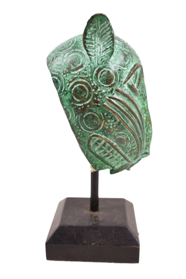 Leopard Head - Bronze - Benin