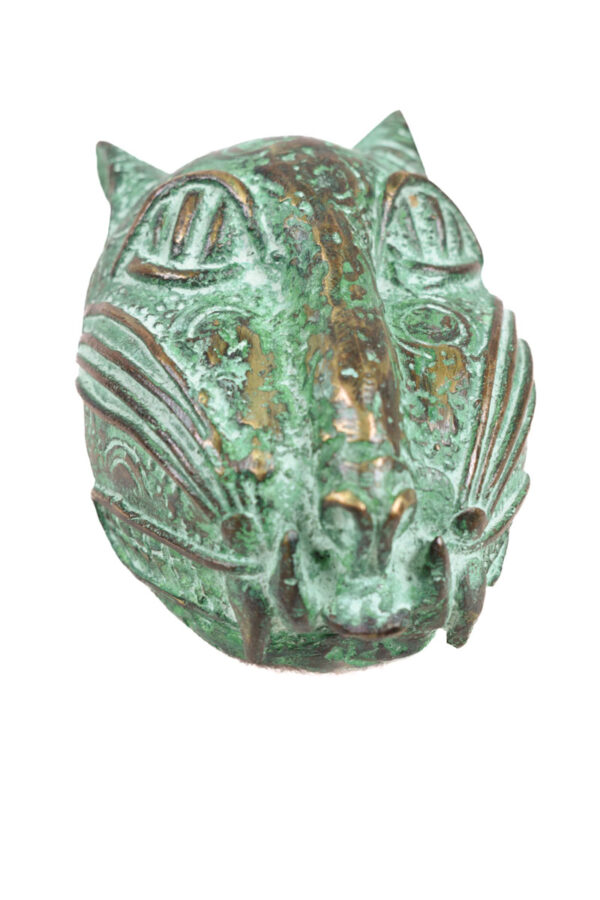 Leopard Head - Bronze - Benin