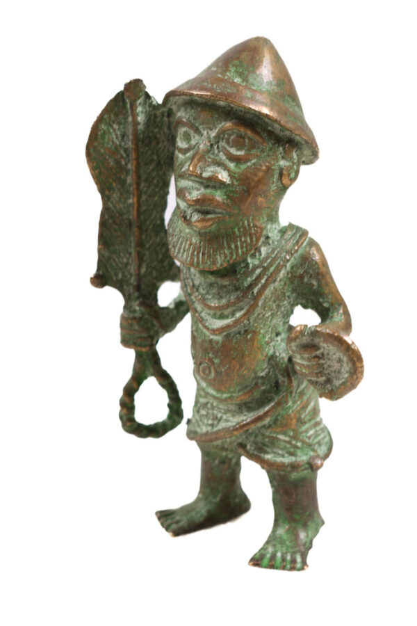 Figure - Bronze - In the style of Edo / IFE - Benin