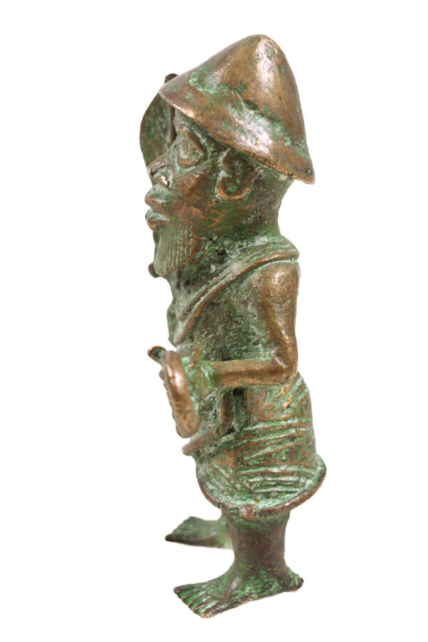 Figure - Bronze - In the style of Edo / IFE - Benin